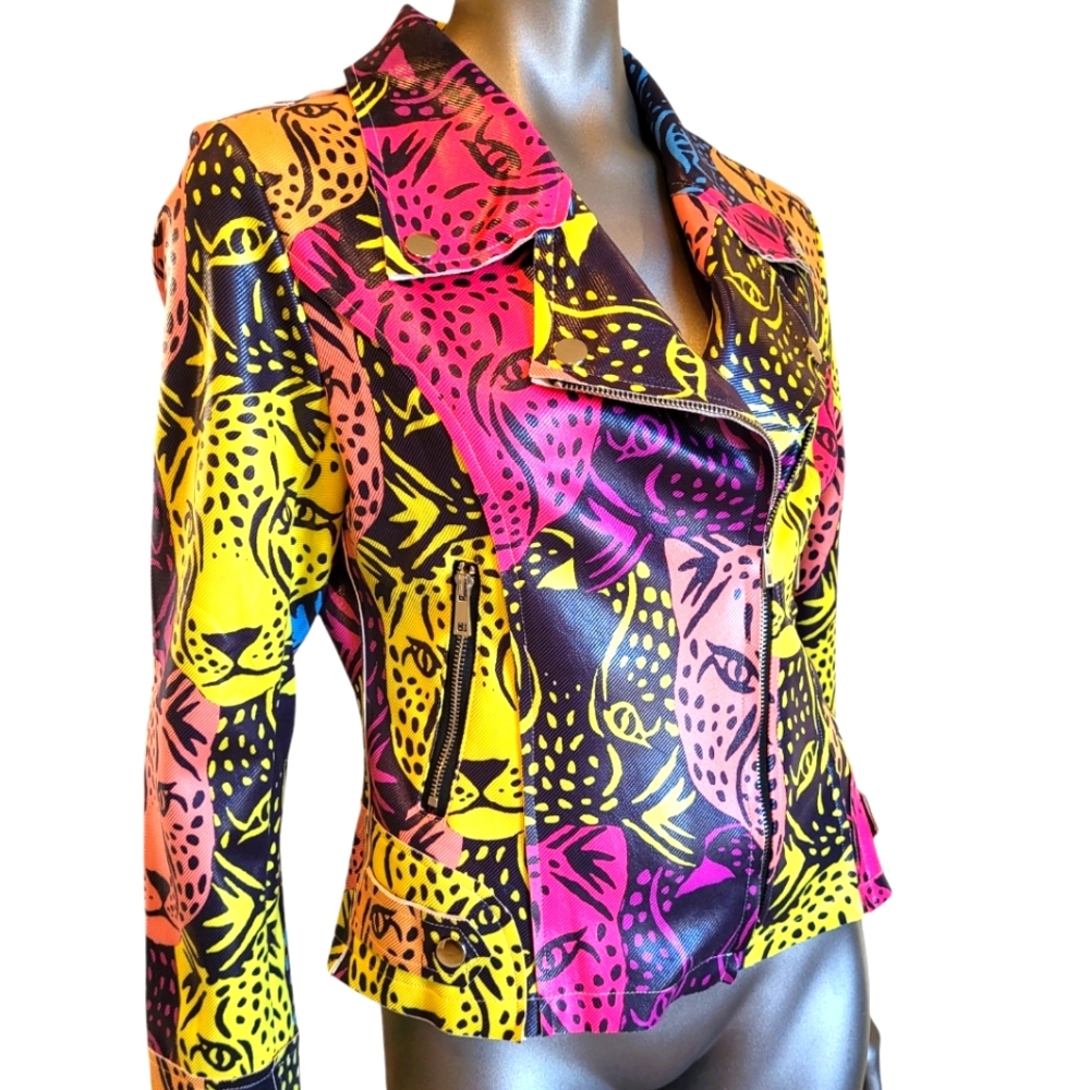 NWT VAMIIA Colorful Jacket- Size Large - Picture 2 of 7